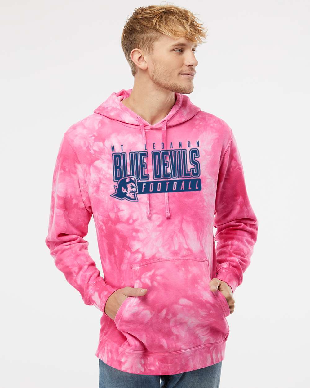 Pink Tye Die Hoodie Sweatshirt MTL