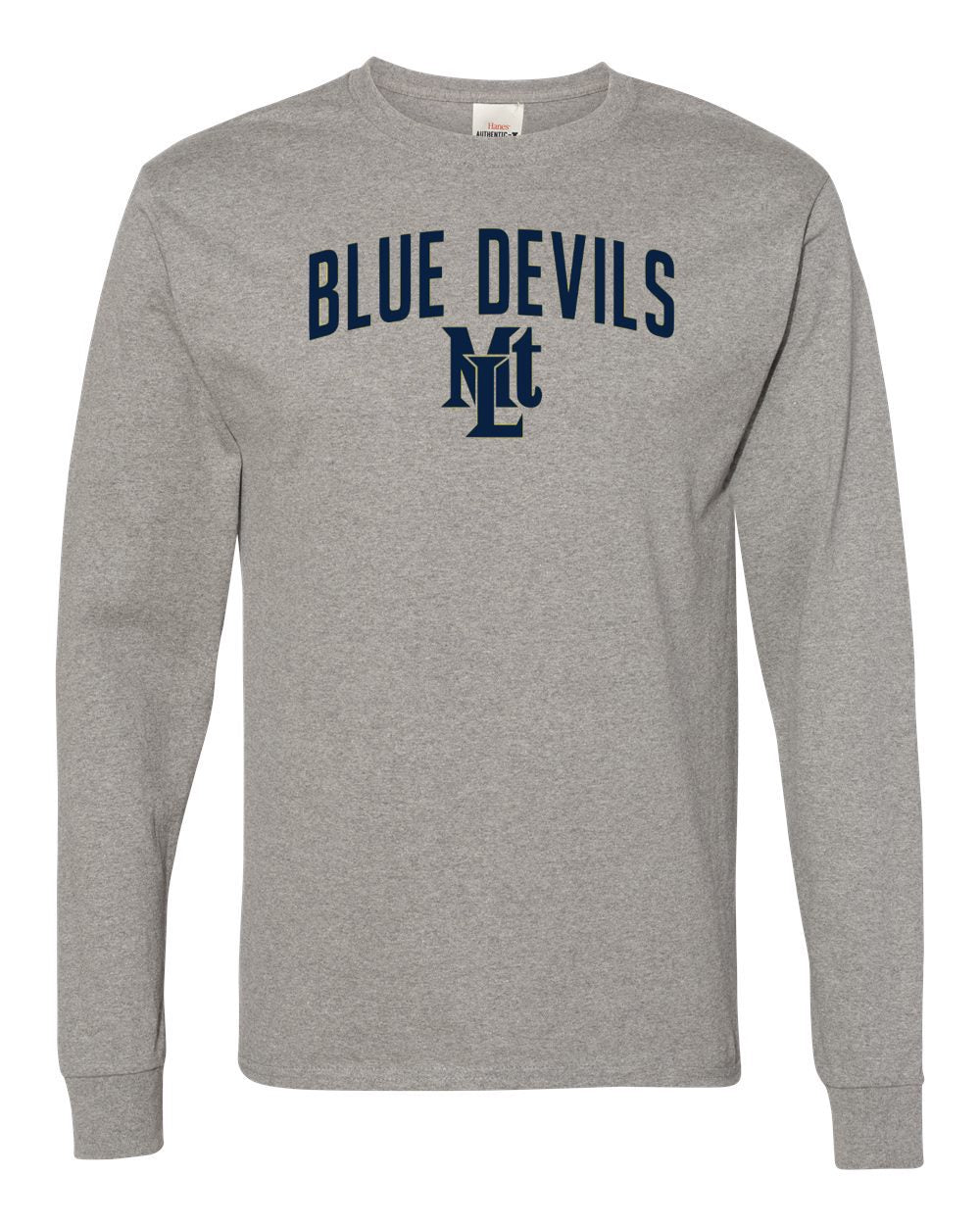 Grey Long Sleeve Tee MTL