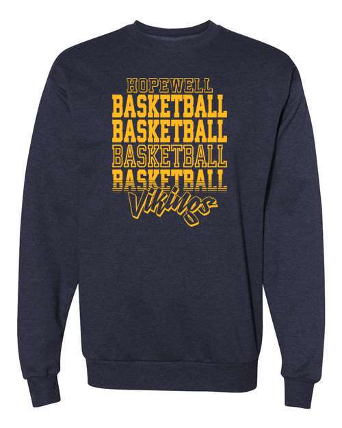 Hopewell Crew Sweatshirt Navy (Basketball Life)
