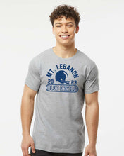 Grey Premium Tee MTL "Football OLD School" (Mt Lebanon Football)