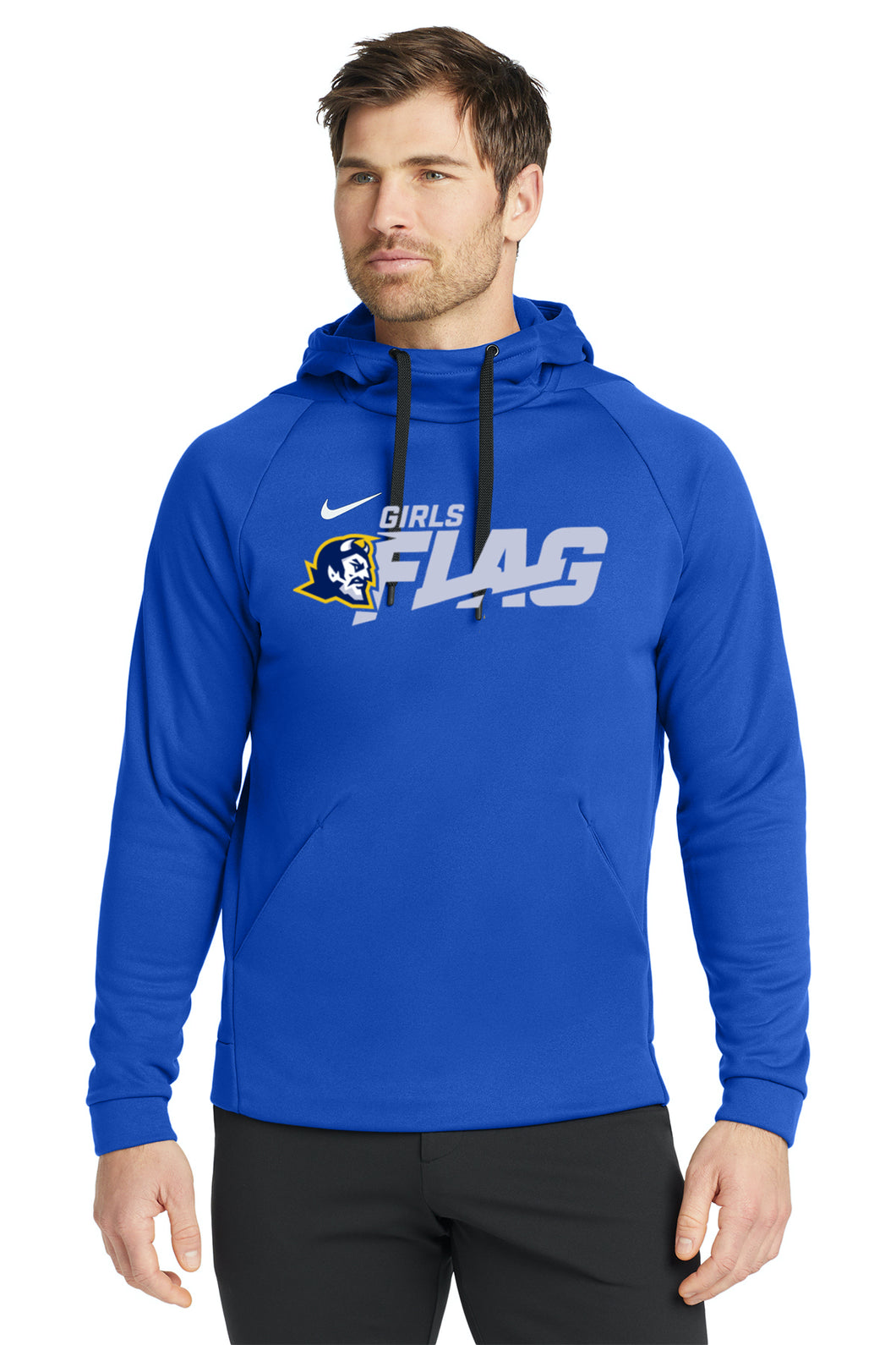 MTL Flag Football NIKE Hoodie Sweatshirt (Royal)