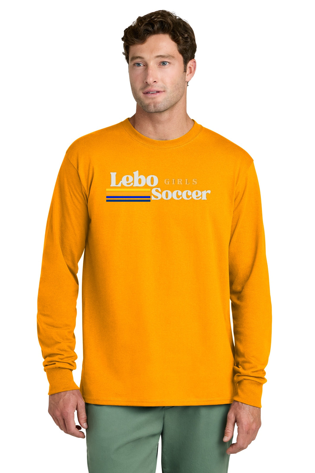 Lebo Soccer Gold Long Sleeve Tee Girls Soccer Nation
