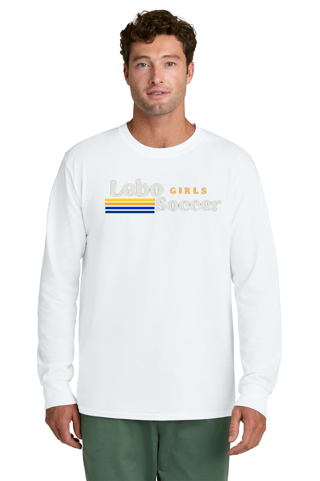 Lebo Soccer White Long Sleeve Tee Girls Soccer Old Nation