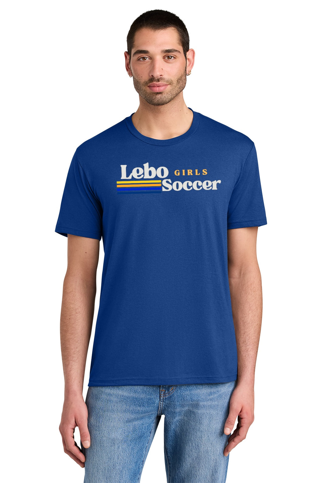 Lebo Soccer Navy Premium Tee Girls Soccer Nation