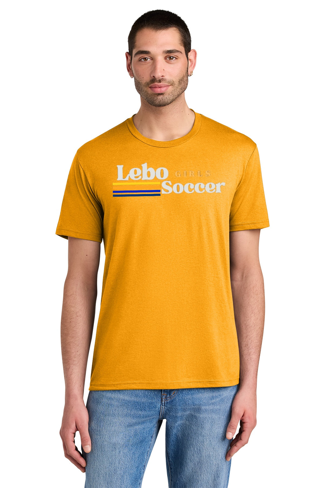 Lebo Soccer Gold Premium Tee Girls Soccer Nation