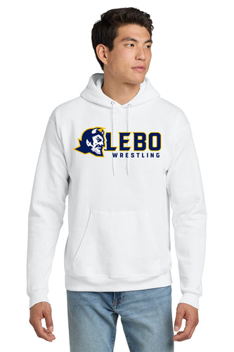 White Hoodie Lebo Wrestling NEW Print