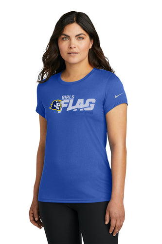 MTL Flag Football NIKE FEMALE CUT Tee (Royal)