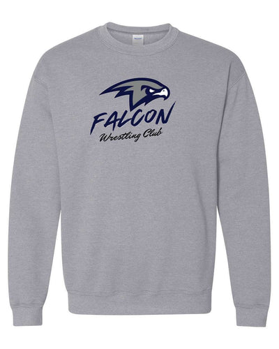 Falcon Wrestling Crew Sweatshirt Grey