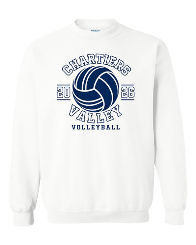 CV Volleyball White Crew Sweatshirt 2026 Colts