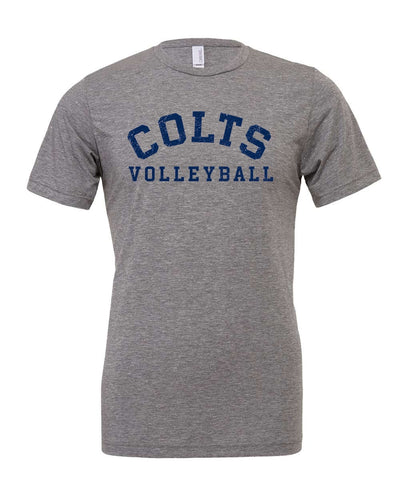 CV Volleyball Premium Grey Tee Vintage Colts