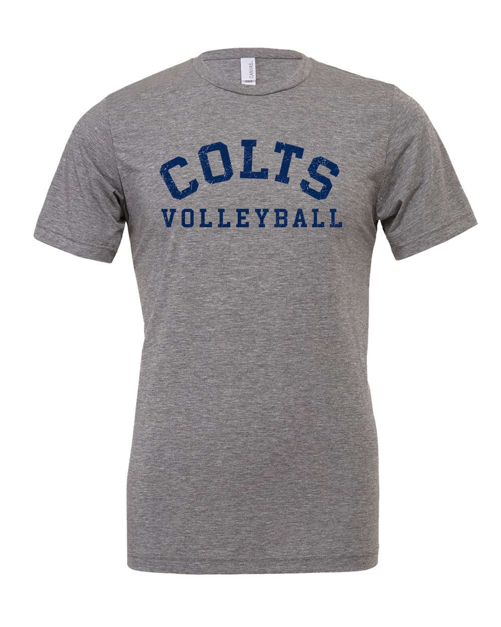 CV Volleyball Premium Grey Tee Vintage Colts