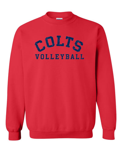 CV Volleyball RED Crew Sweatshirt Vintage Colts