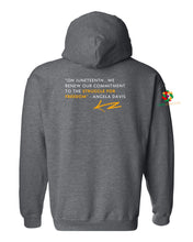 2025 Juneteenth Jubilee Fundraiser Hoodie Sweatshirt (Grey)