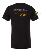 2025 Juneteenth Jubilee Fundraiser Tee (Black)