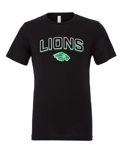 SFTYFA Lions Head Logo Premium Black Tee