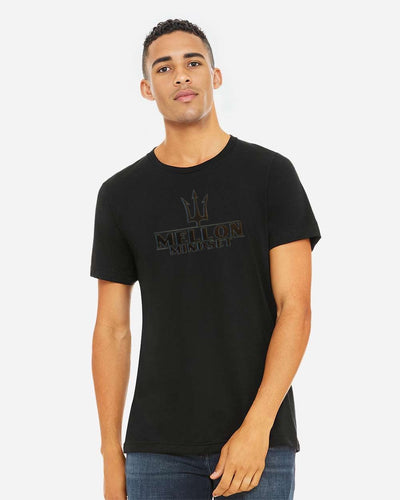 Black Tee MTL TONE ON TONE  