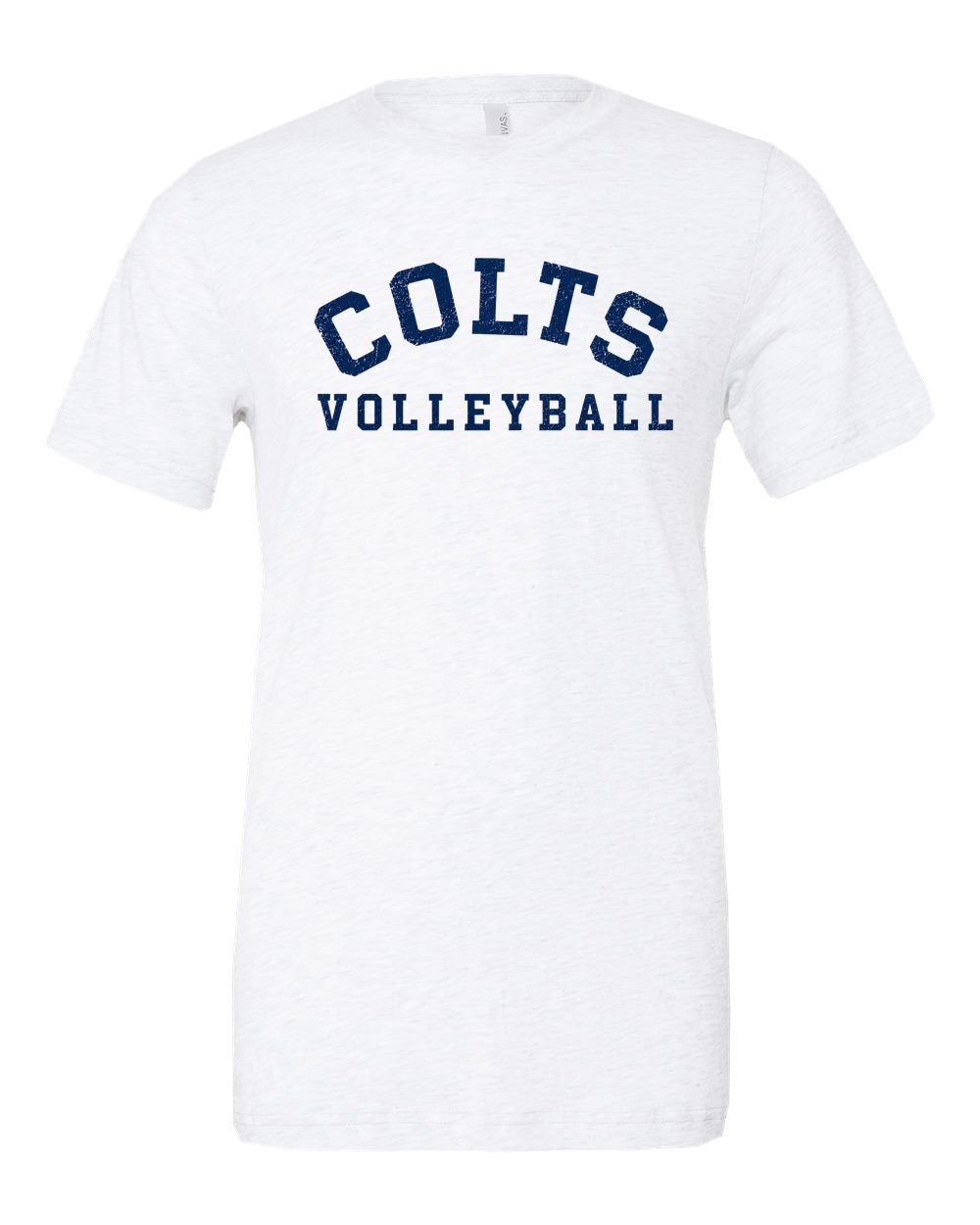 CV Volleyball Premium White Tee Vintage Colts