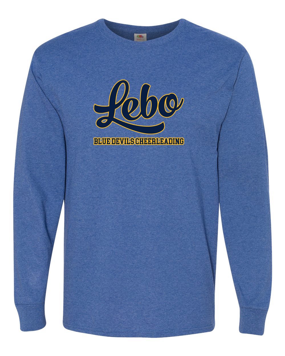 Royal LEBO CHEER Long Sleeve Tee