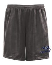 Falcon Wrestling Charcoal Mesh Shorts