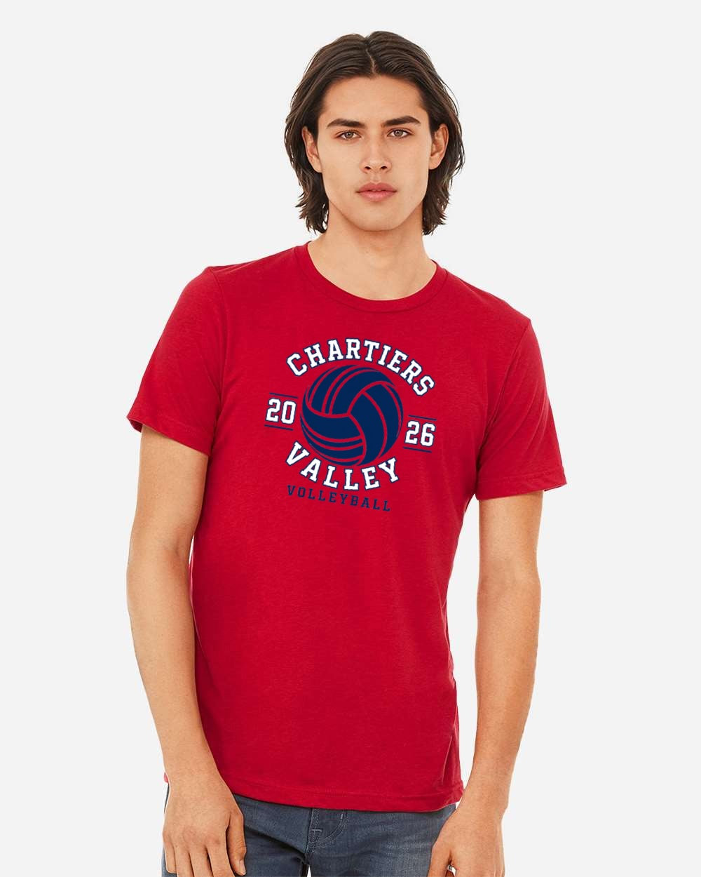 CV Volleyball Premium Red Tee 2026 Colts