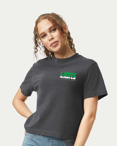 SFTYFA Triple Threat Logo Women's Boxy Tee