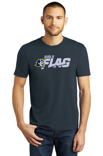 MTL Flag Football Triblend Premium Unisex Tee (Navy)