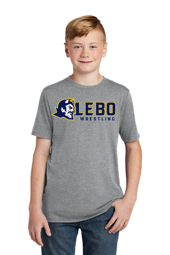 Grey Premium Triblend Tee Lebo Wrestling NEW Print