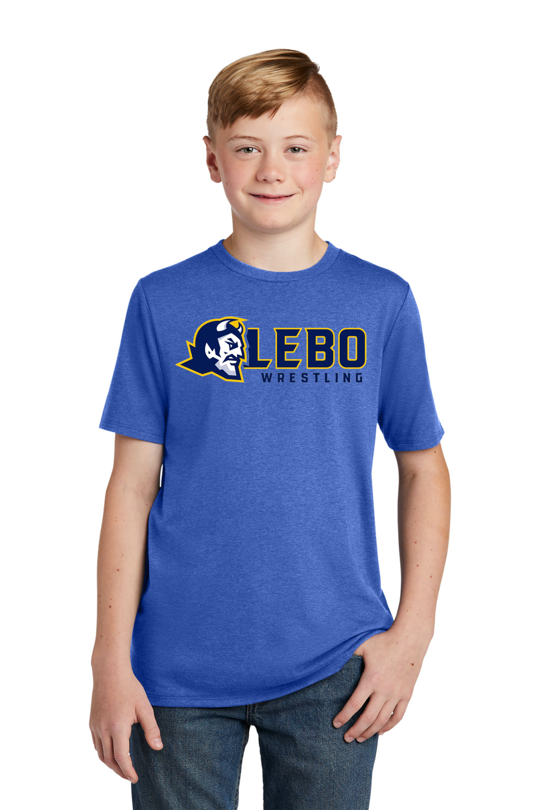 Royal Premium Triblend Tee Lebo Wrestling NEW Print