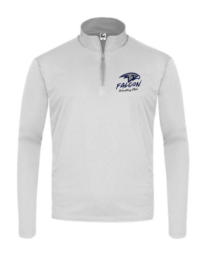 Falcon Wrestling C2 Brand Youth 1/4 Zip Silver