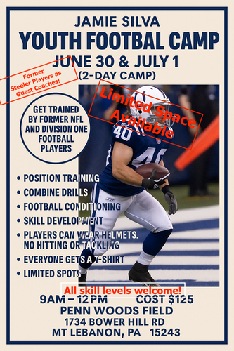 Jamie Silva Youth Football Camp (2-Day)