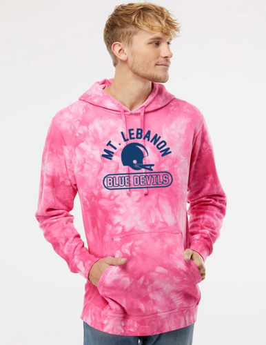 Pink Tye Die Hoodie Sweatshirt MTL 