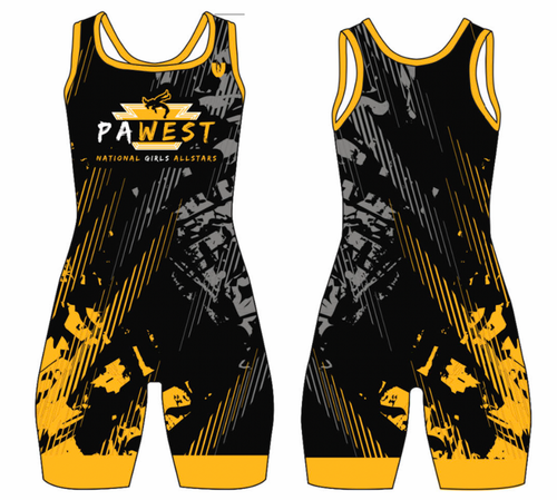 PA West- Singlet GOLD ~Folkstyle