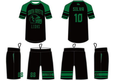 SFTYFA South Fayette Football Player Set Shirt/Short/Socks