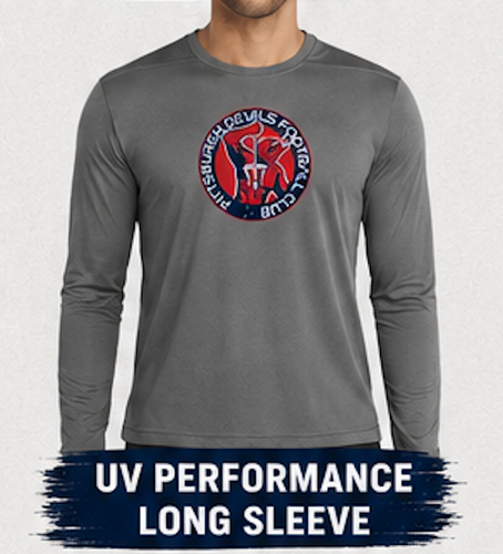 Pittsburgh Devils UV Long Sleeve Performance Dry Fit