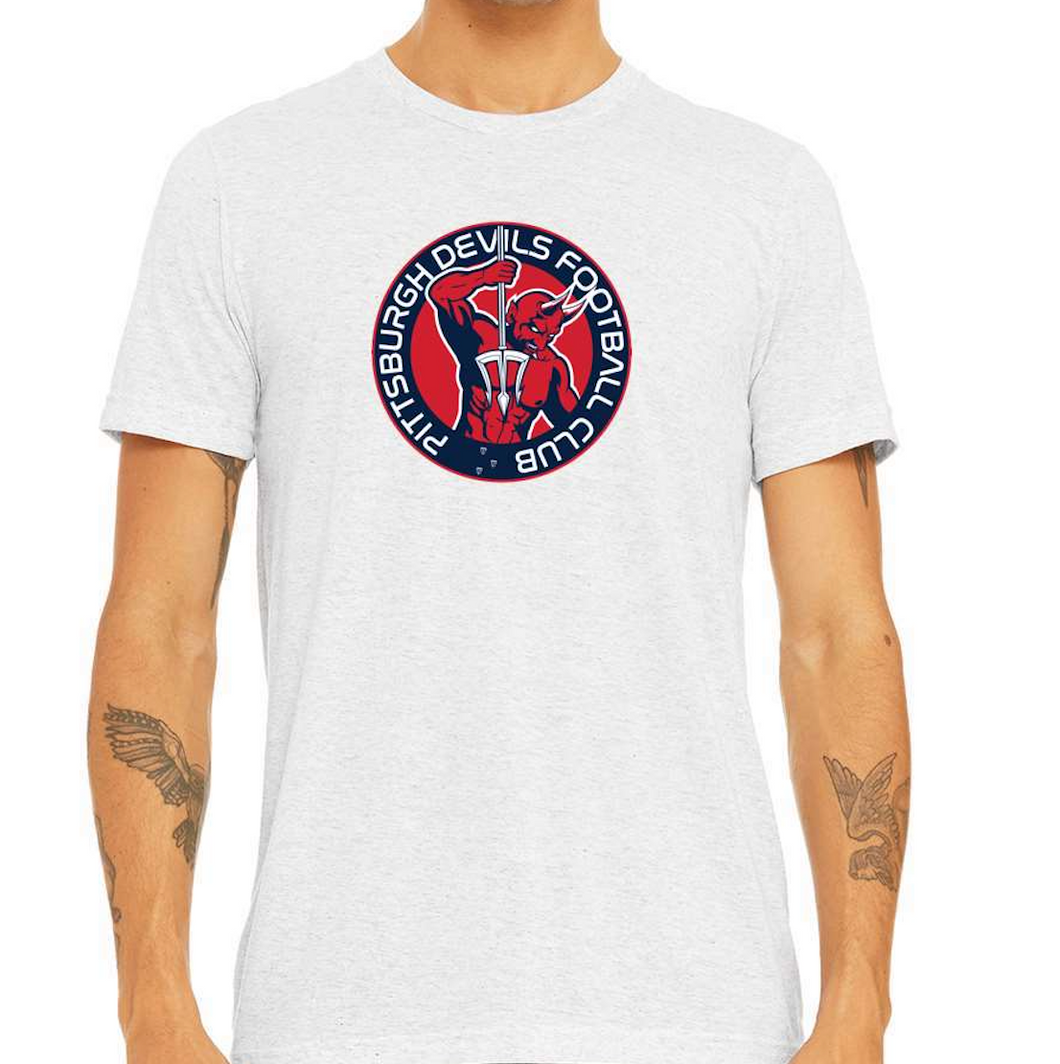 Pittsburgh Devils White PREMIUM Tee