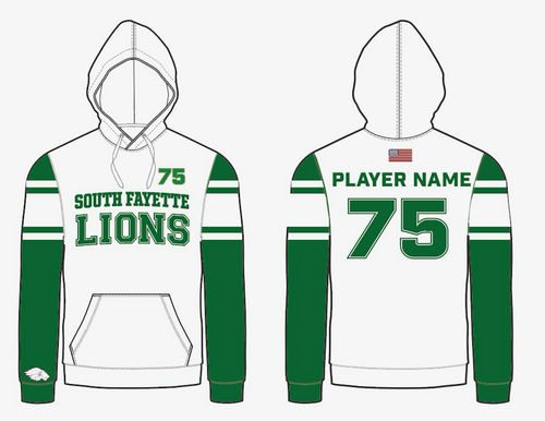 2026 SFTYFA South Fayette Football Fan & Player Premium Hoodie Fundraiser