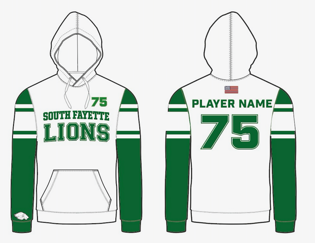 2026 SFTYFA South Fayette Football Fan & Player Premium Hoodie Fundraiser