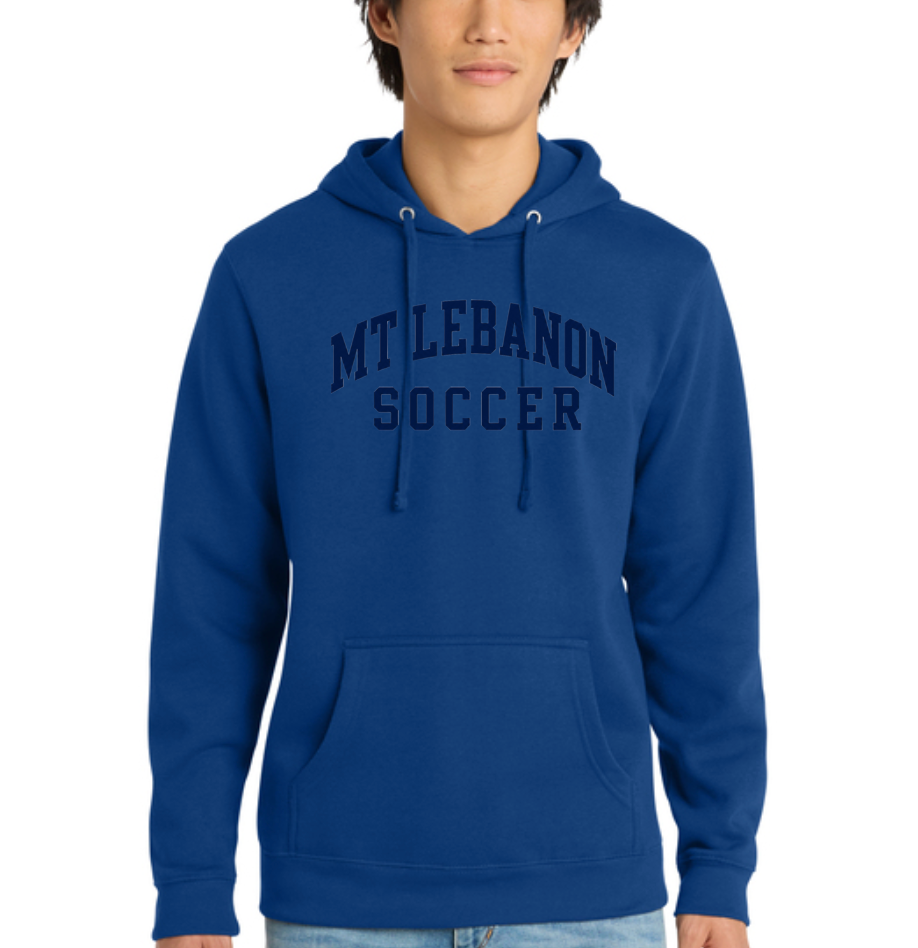 Lebo Soccer Royal Hoodie Girls Soccer Old Schoool