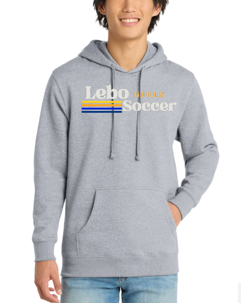 Lebo Soccer Grey Hoodie Girls Soccer Nation