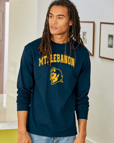 Navy Long Sleeve Tee MTL 