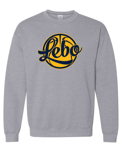 Lebo Hoops Ball Crew Sweatshirt Grey