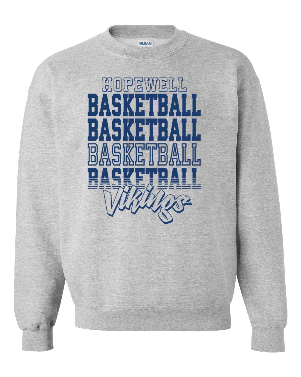 Hopewell Booster Crew Sweatshirt Grey (Basketball Life)