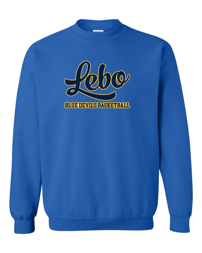 Lebo Hoops Blue Devils Crew Sweatshirt Royal