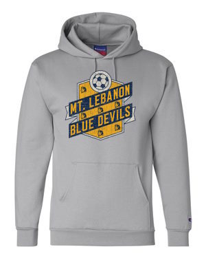 Grey Lebo Soccer Champion Hoodie #1