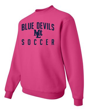 Pink Lebo Soccer Crew Blue Devils