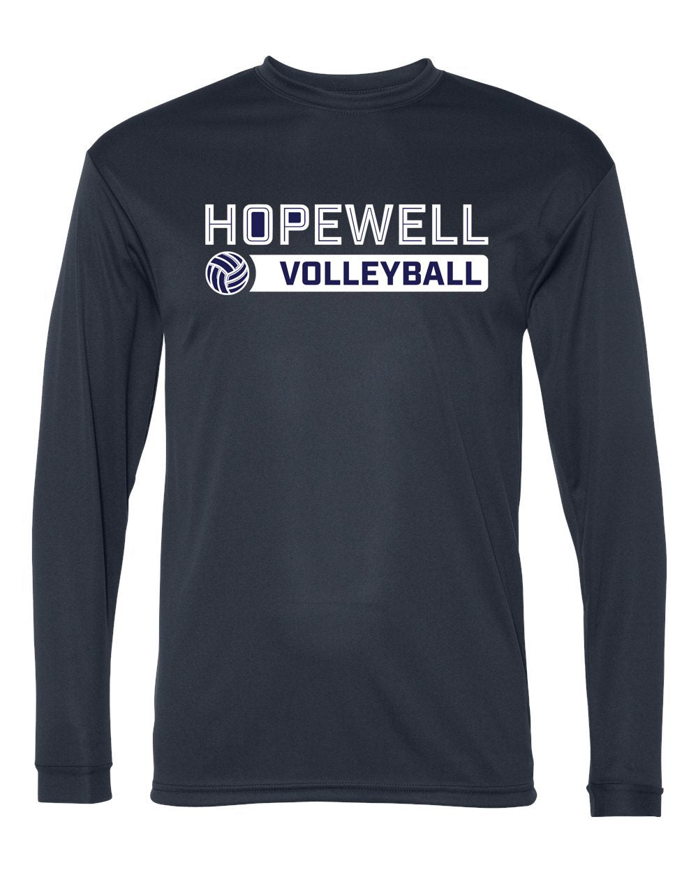 Hopewell Performance Long Sleeve Navy Volleyball