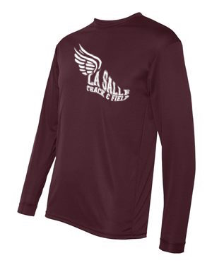 Maroon LSA Track Performance Long Sleeve #2