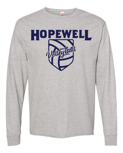 Hopewell Long Sleeve Tee Grey Volleyball